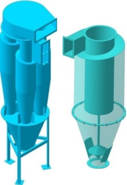 Циклоны ЦОЛ,   БЦР,   батарейная установка циклонов 4-БЦШ